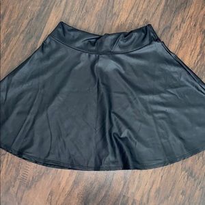Pleather skirt